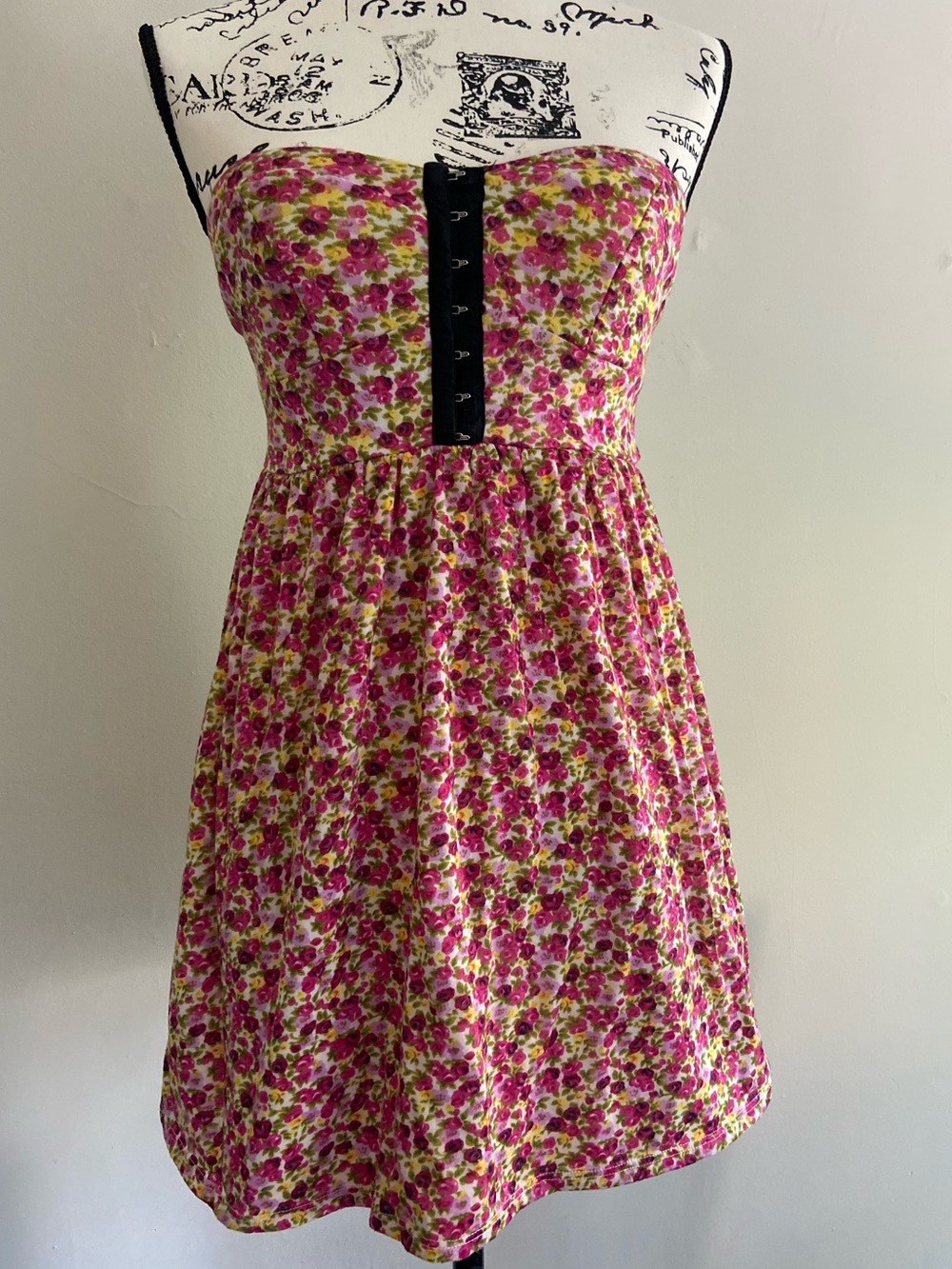 Floral Strapless Dress